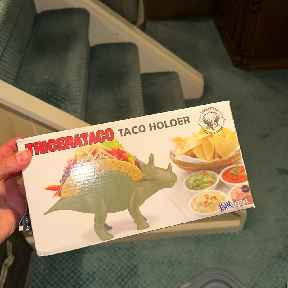 Tricertaco holder New In box NWT